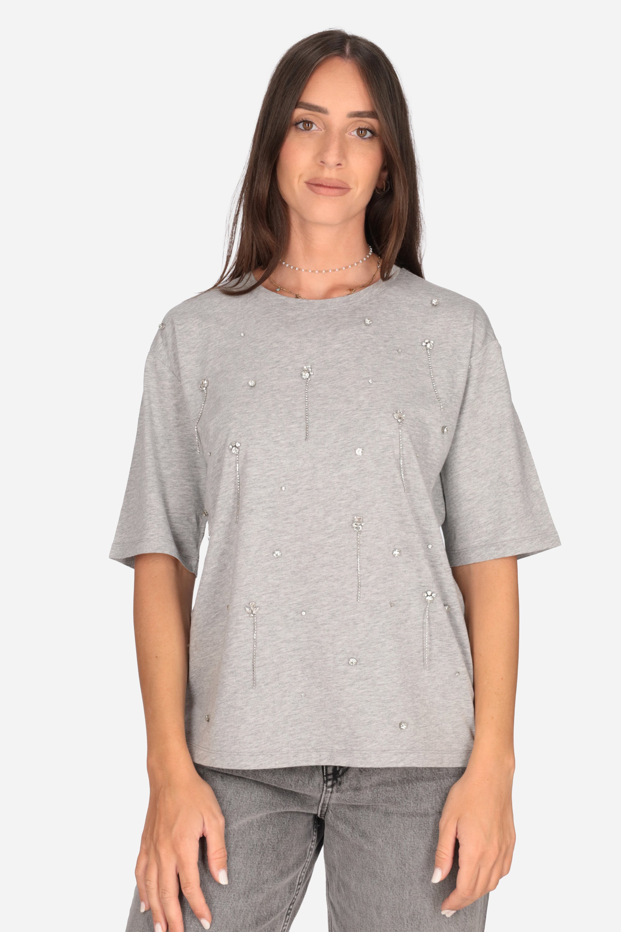 GRIGIO | LIU JO - D WF6398JS904 T-shirt