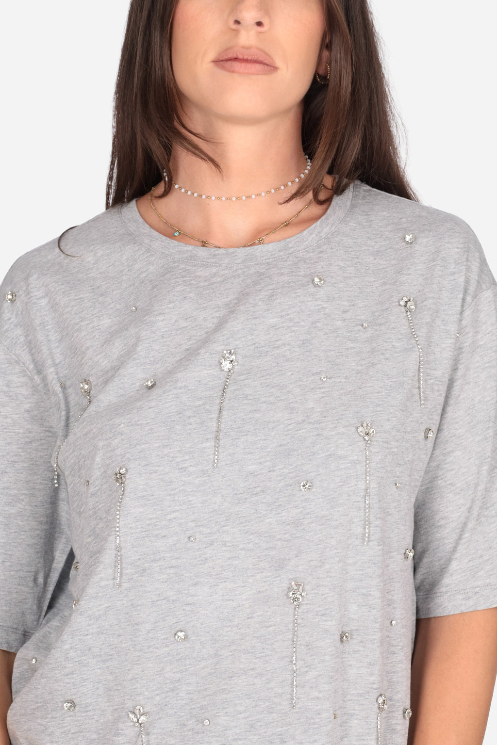 GRIGIO | LIU JO - D WF6398JS904 T-shirt