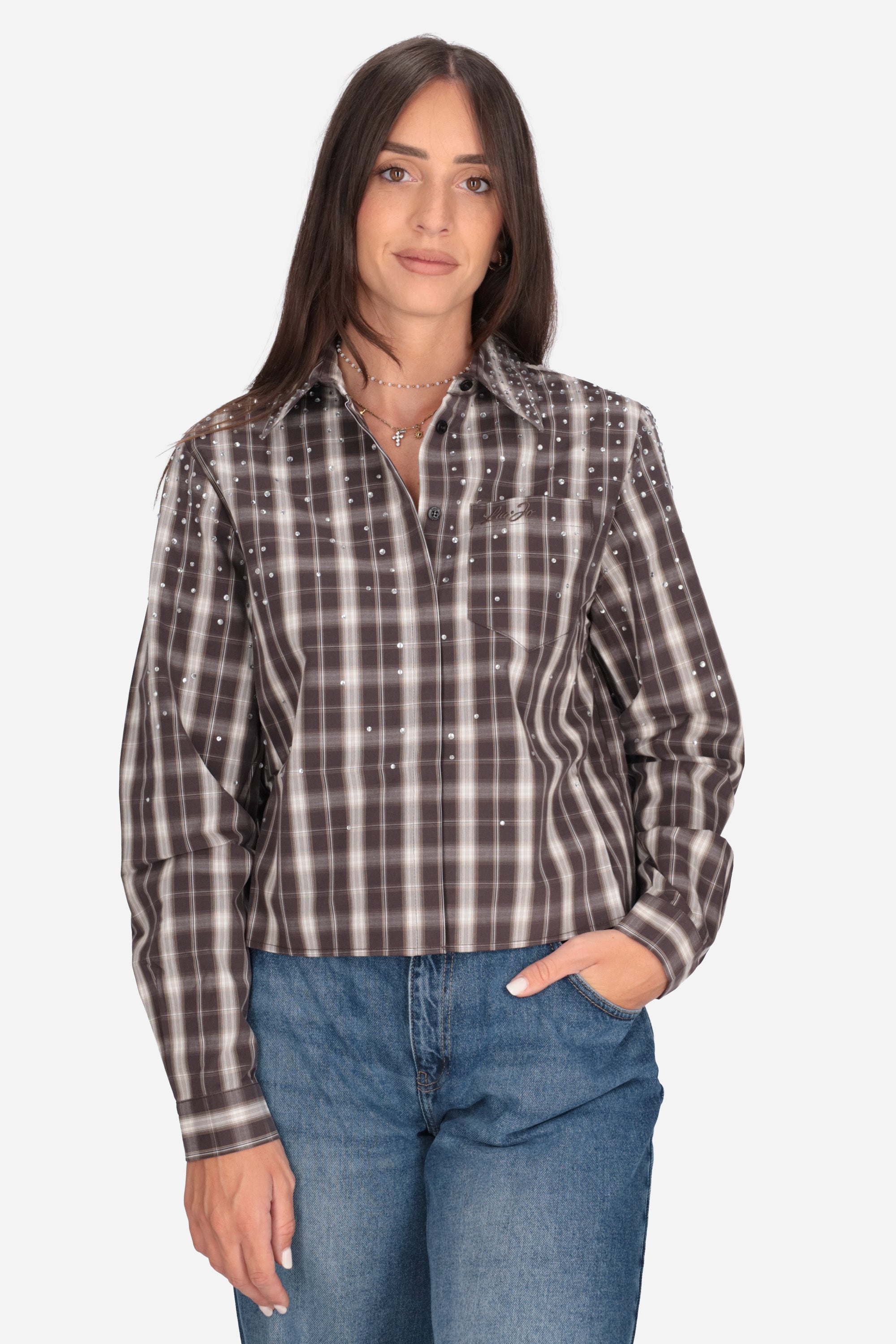 MARRONE | LIU JO - D UF6149T774A Camicia