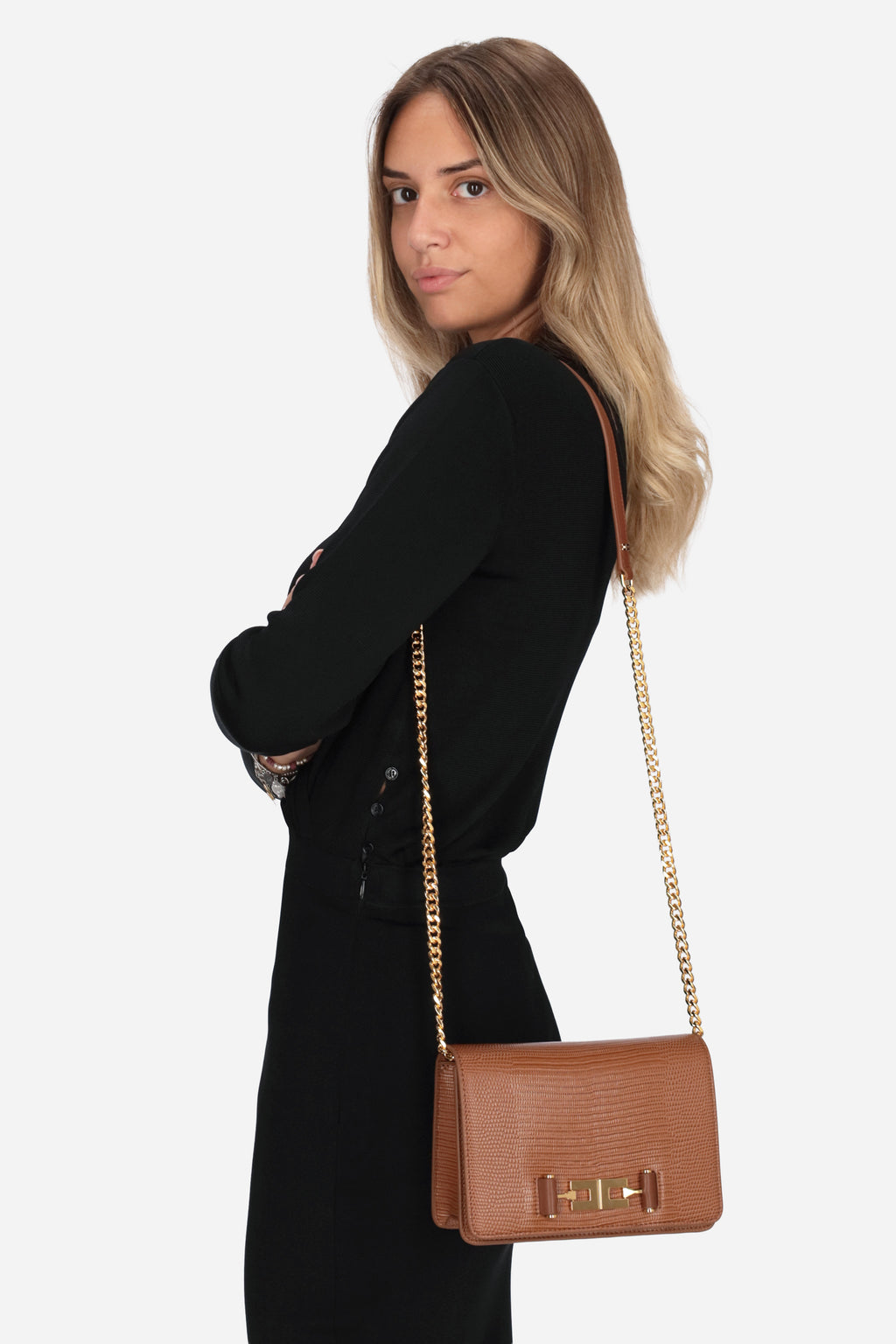 CUOIO | ELISABETTA FRANCHI - D BS09A66E2 Borsa