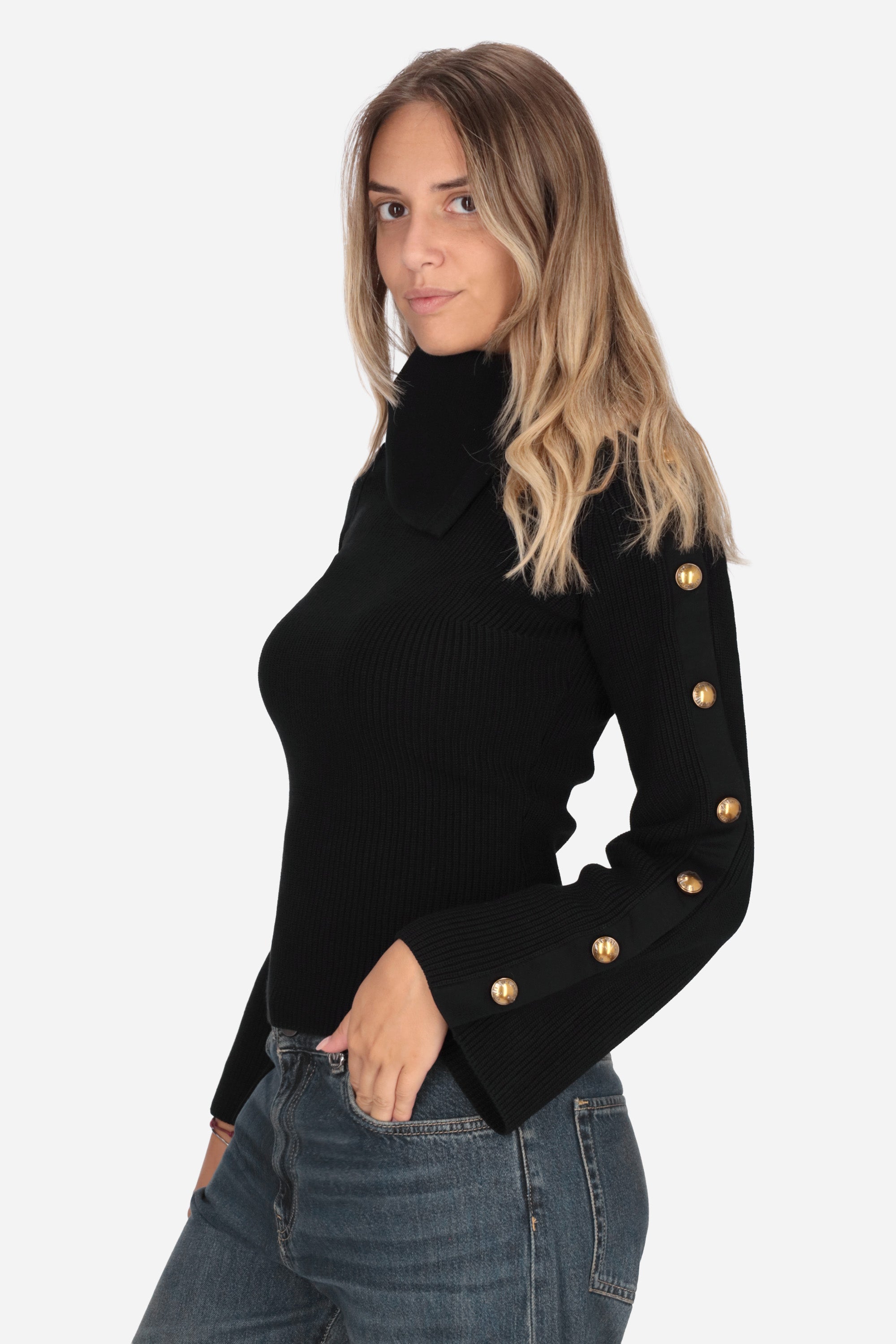 NERO | ELISABETTA FRANCHI - D MK03S66E2 Maglia