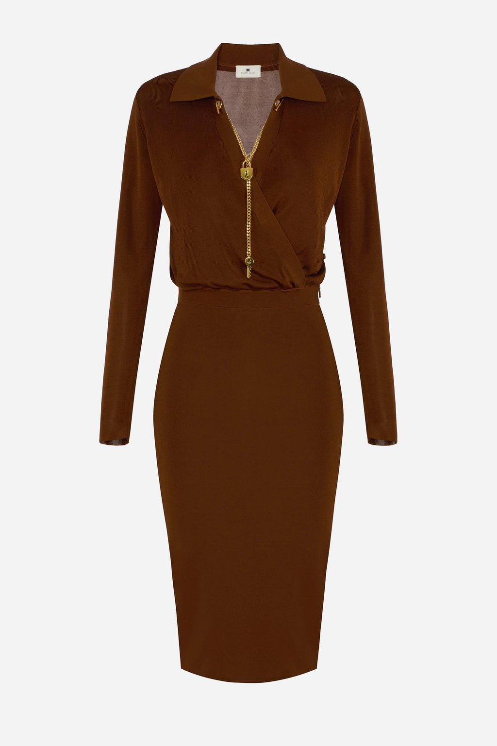 MARRONE | ELISABETTA FRANCHI - D AM19S66E2 Abito