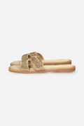 BEIGE | GOLD & GOLD - D FL278 Ciabatta