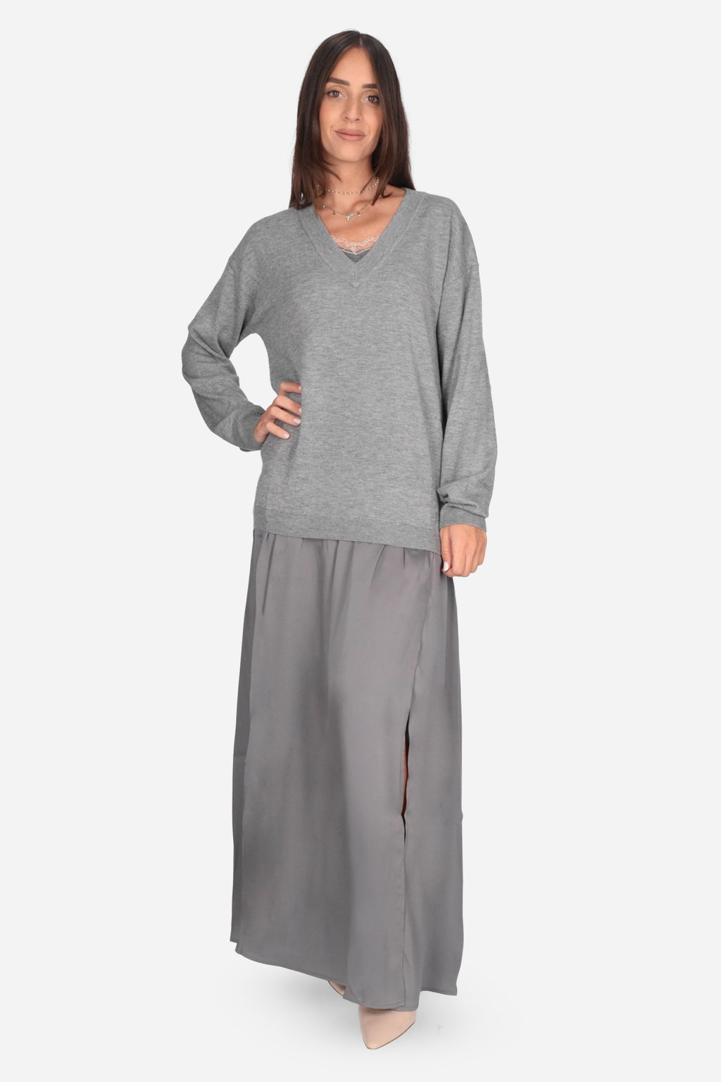 GRIGIO | LIU JO - D WF6035MA16R Abito