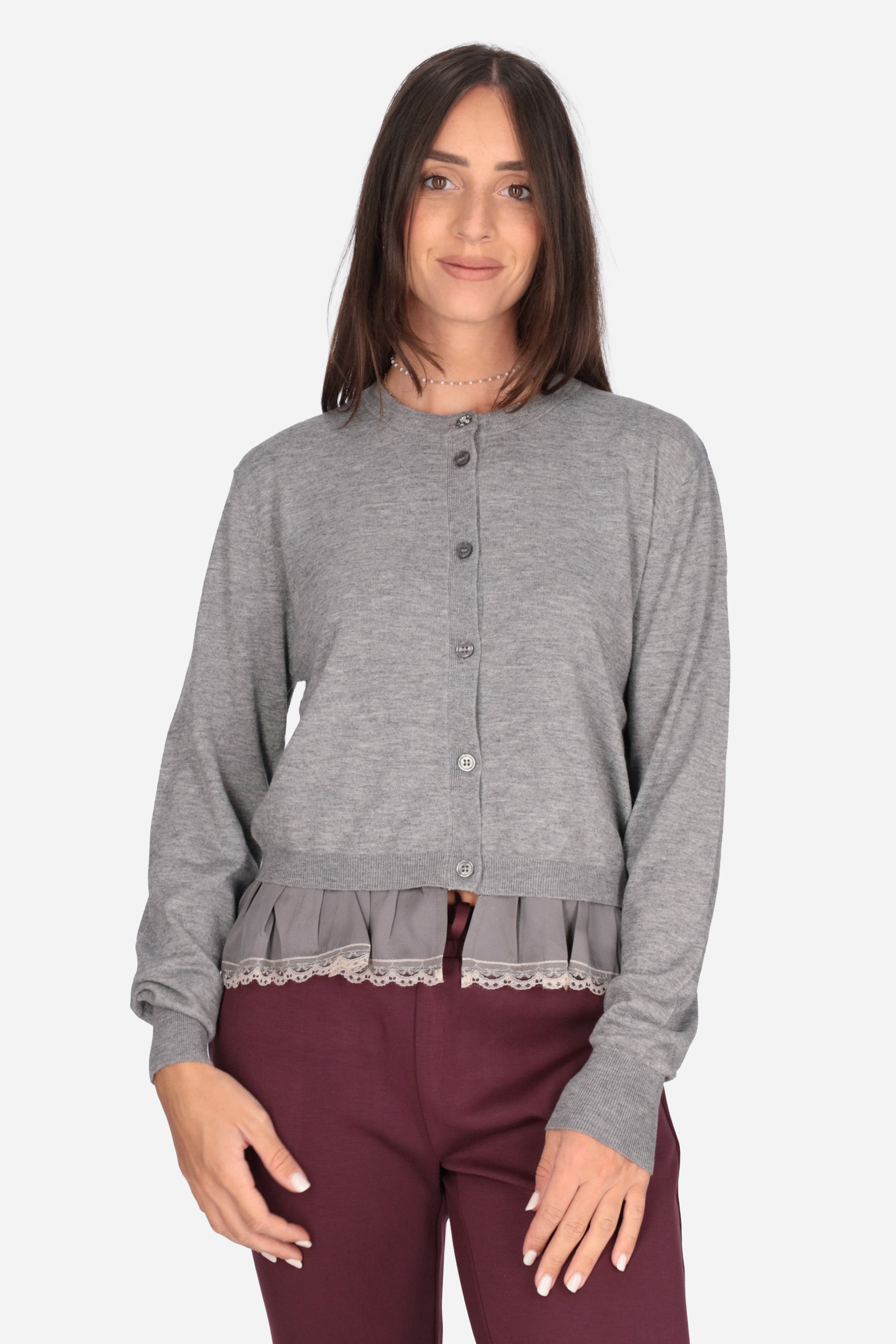 GRIGIO | LIU JO - D WF6034MA16R Cardigan