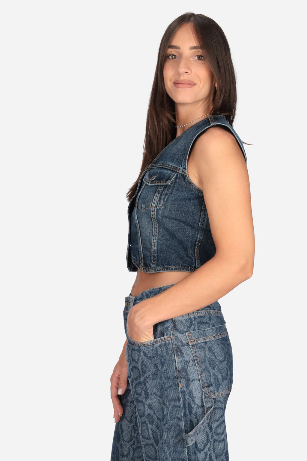 DENIM | LIU JO - D UF6502D0398 Gilet