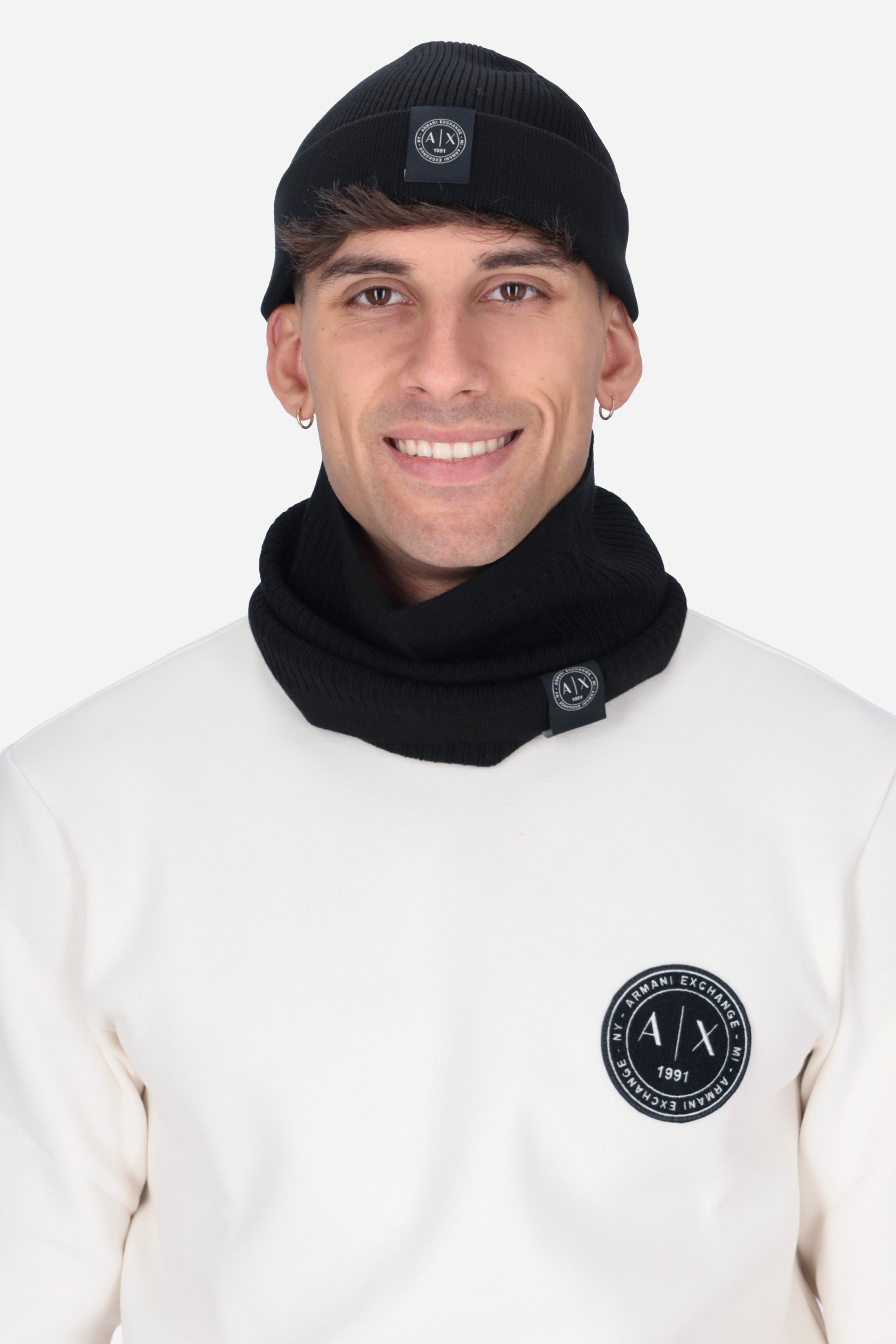 NERO | ARMANI EXCHANGE - U XM003125 Sciarpa