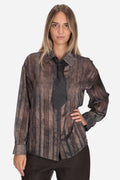 MARRONE | LIU JO - D UF6125T3260 Camicia