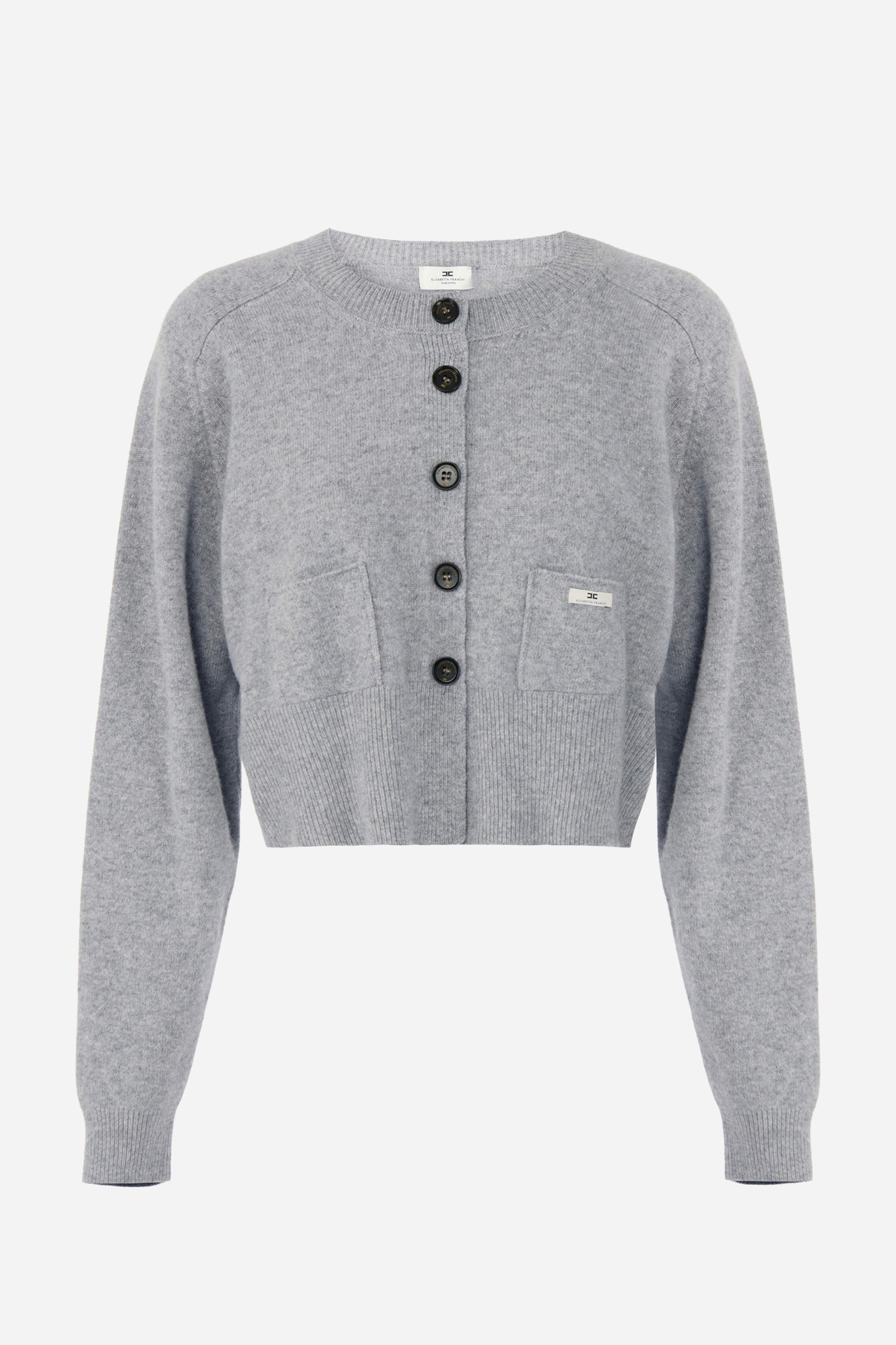 GRIGIO | ELISABETTA FRANCHI - D MK12T66E2 Cardigan