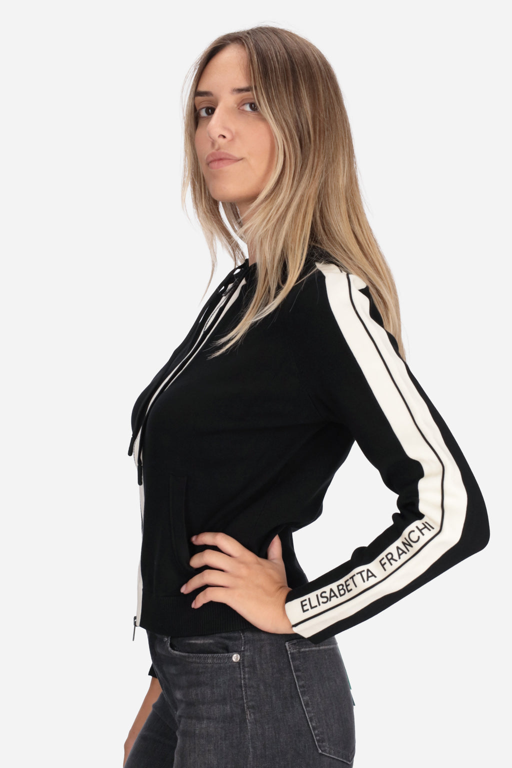 NERO | ELISABETTA FRANCHI - D MK15S66E2 Felpa