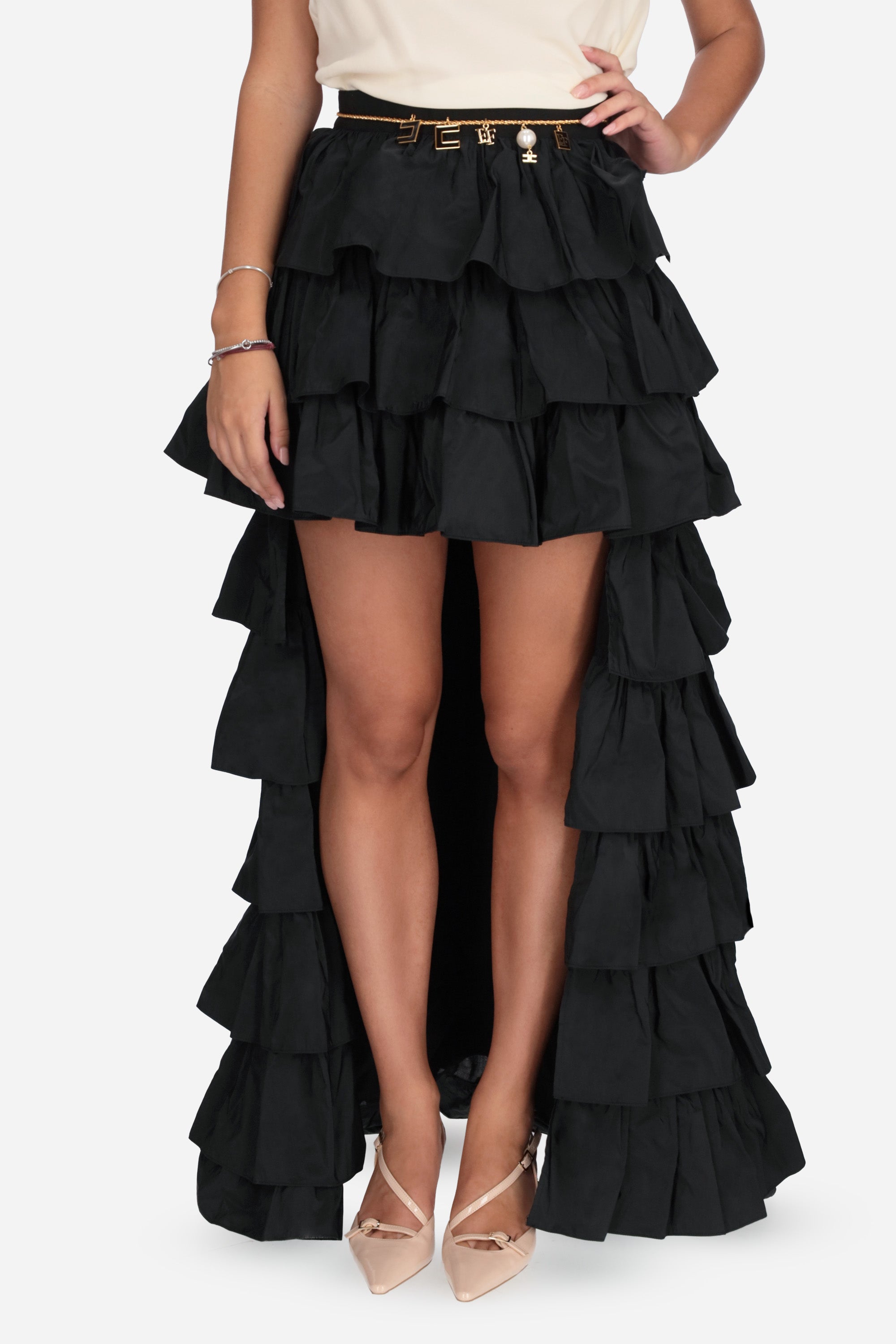 NERO | ELISABETTA FRANCHI - D GO23067E2 Gonna
