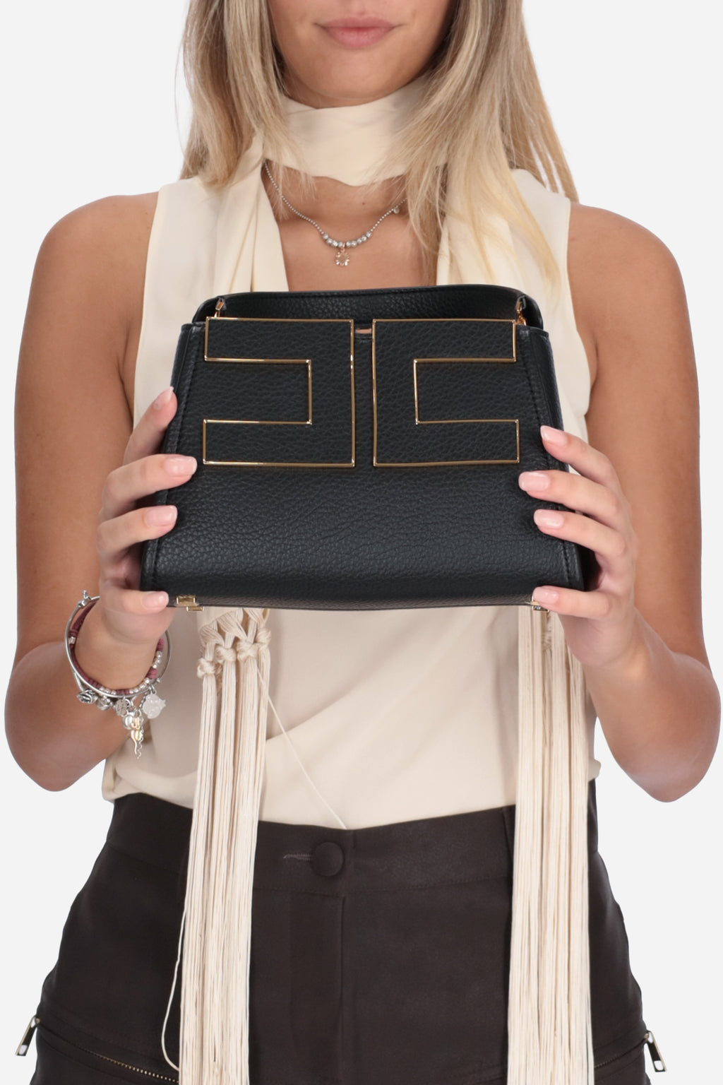 NERO | ELISABETTA FRANCHI - D BS07A66E2 Borsa