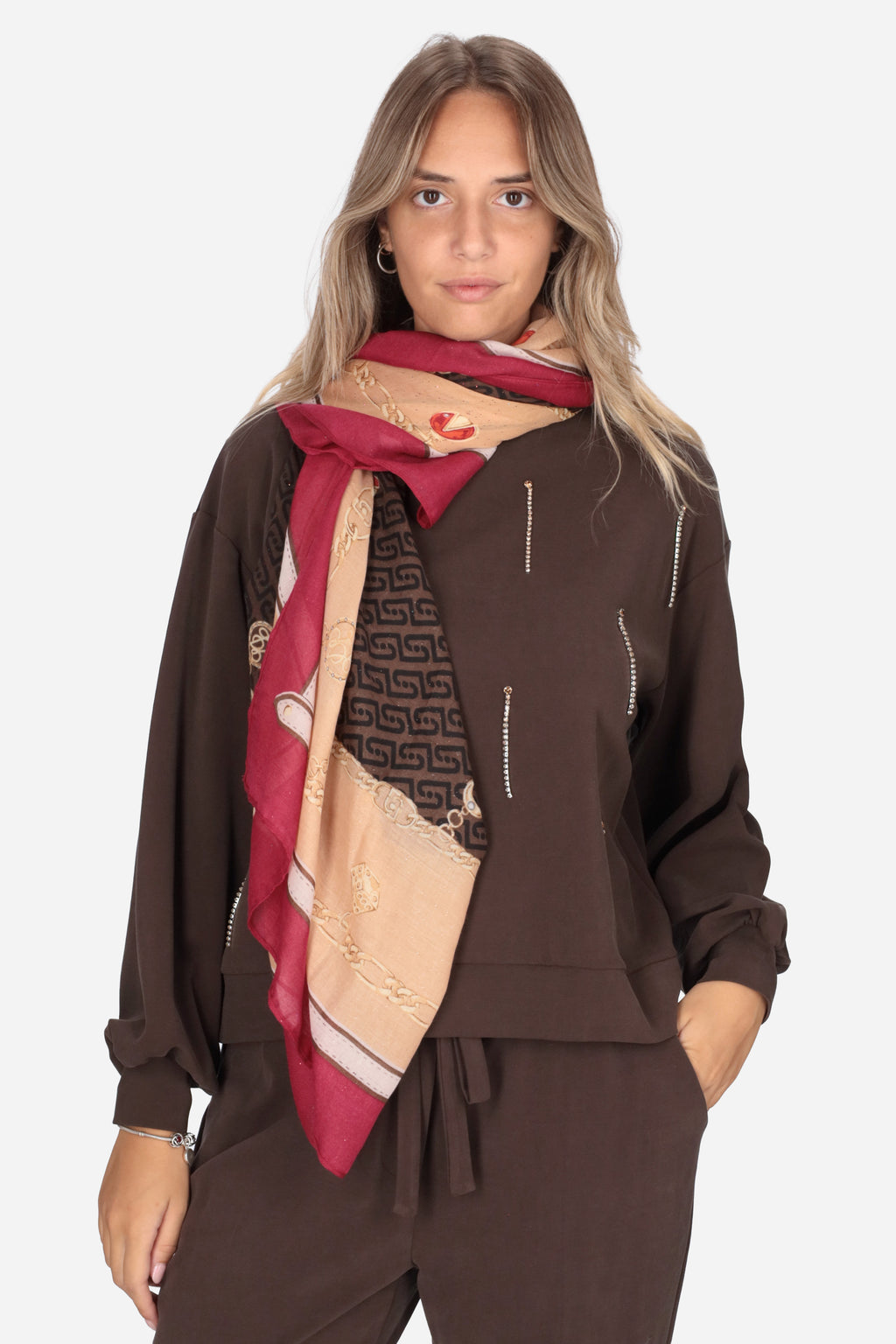 BORDEAUX | LIU JO - D 2F6069T2745 Foulard