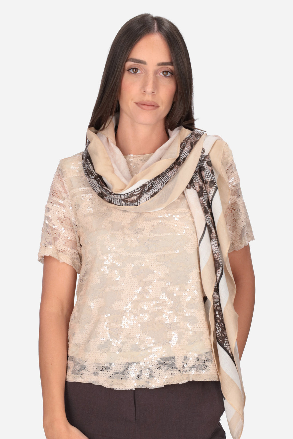 MARRONE | LIU JO - D 2F6073T2745 Foulard
