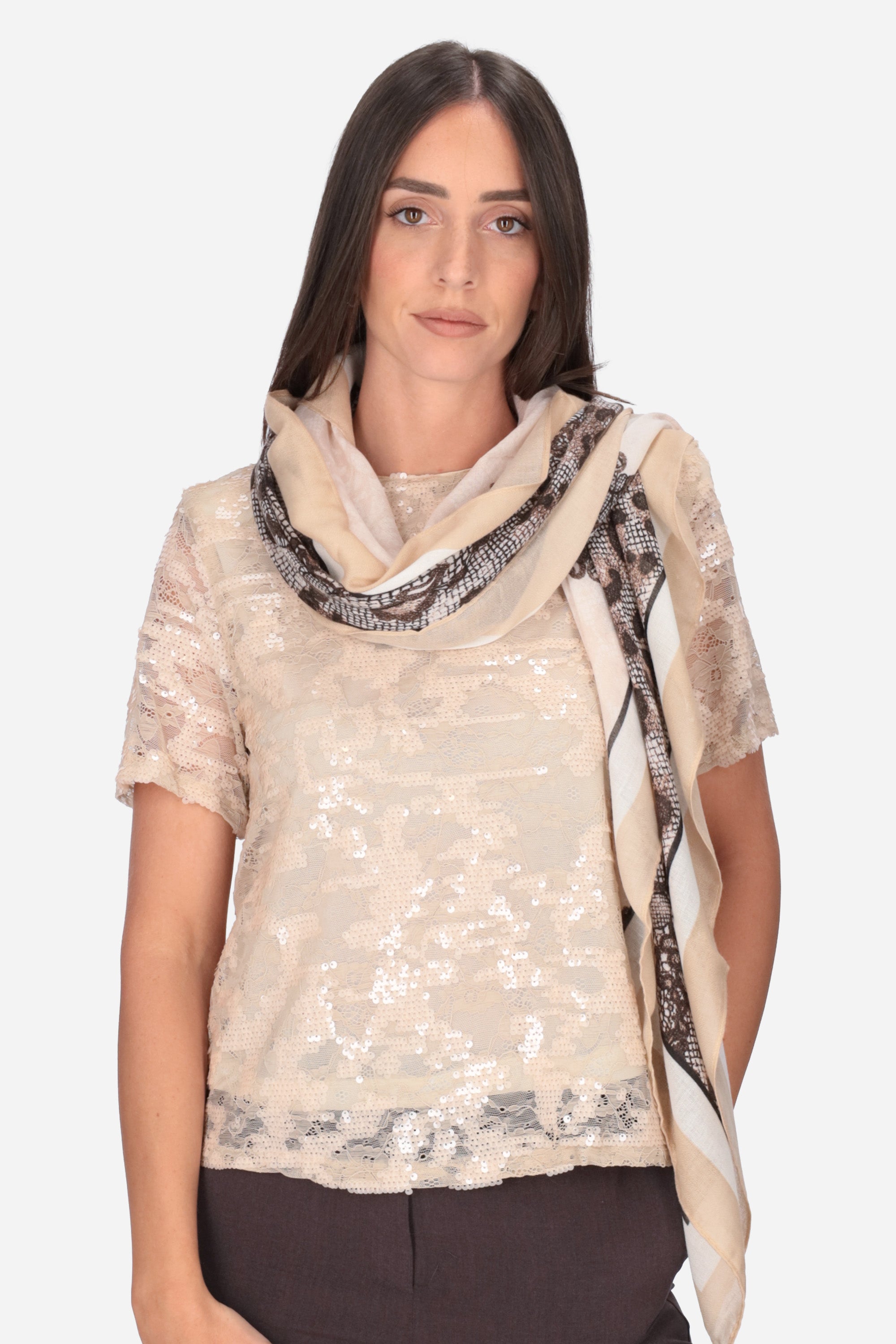 MARRONE | LIU JO - D 2F6073T2745 Foulard