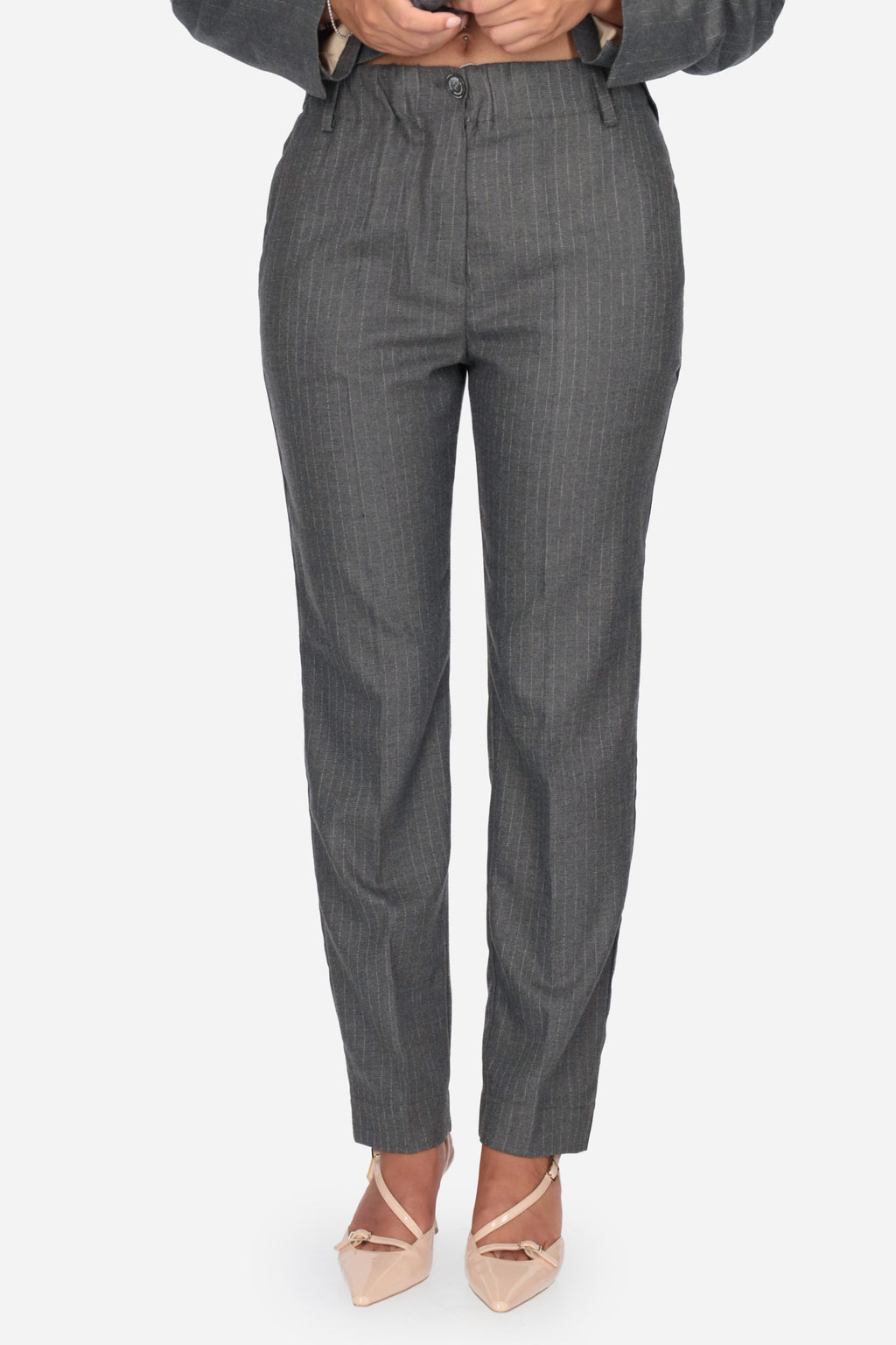 GRIGIO | LE SARTE DEL SOLE - D P4124 Pantalone