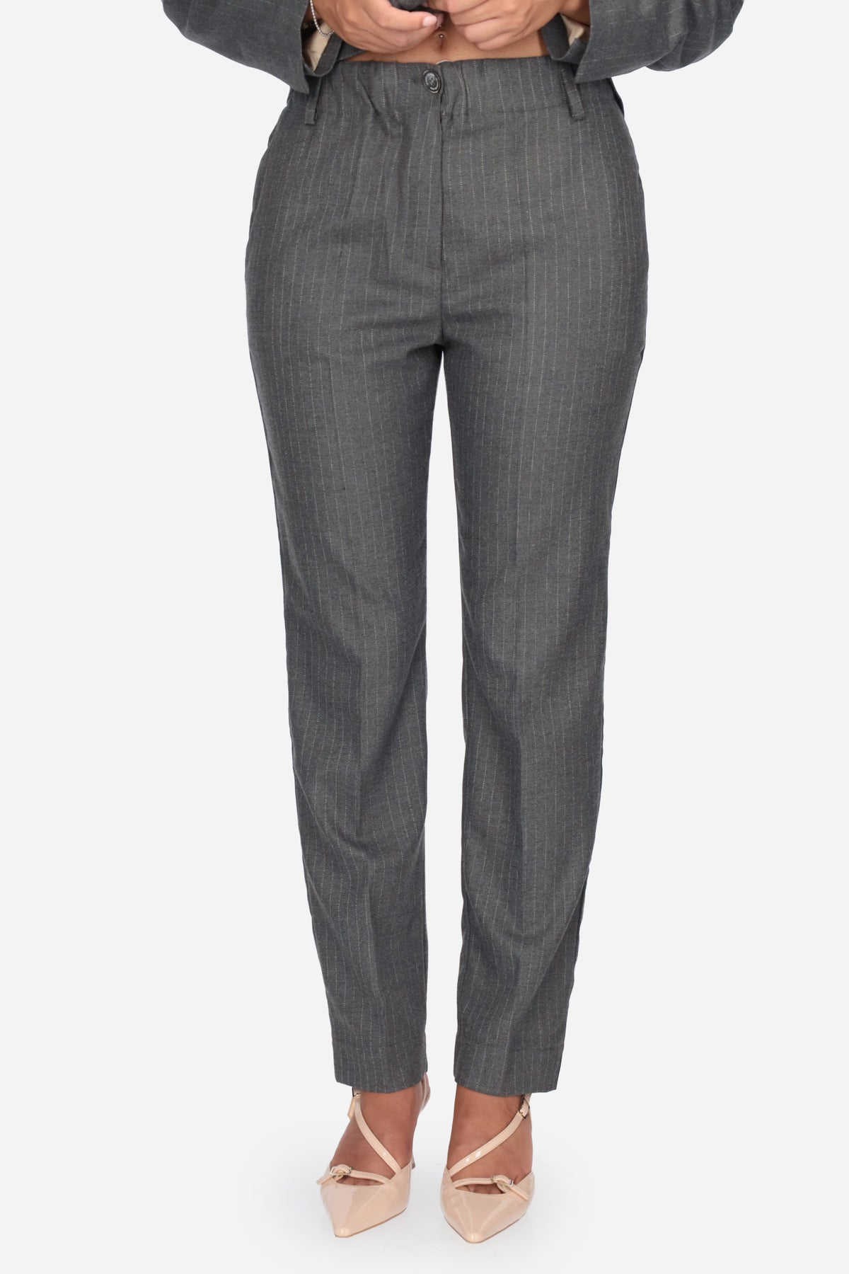 GRIGIO | LE SARTE DEL SOLE - D P4124 Pantalone