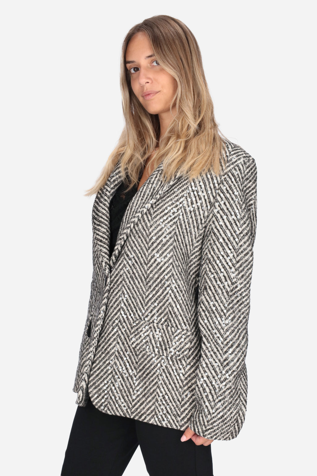 NERO | LE SARTE DEL SOLE - D J4268 Cappotto