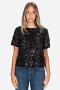 NERO | LE SARTE DEL SOLE - D M4101 Blusa