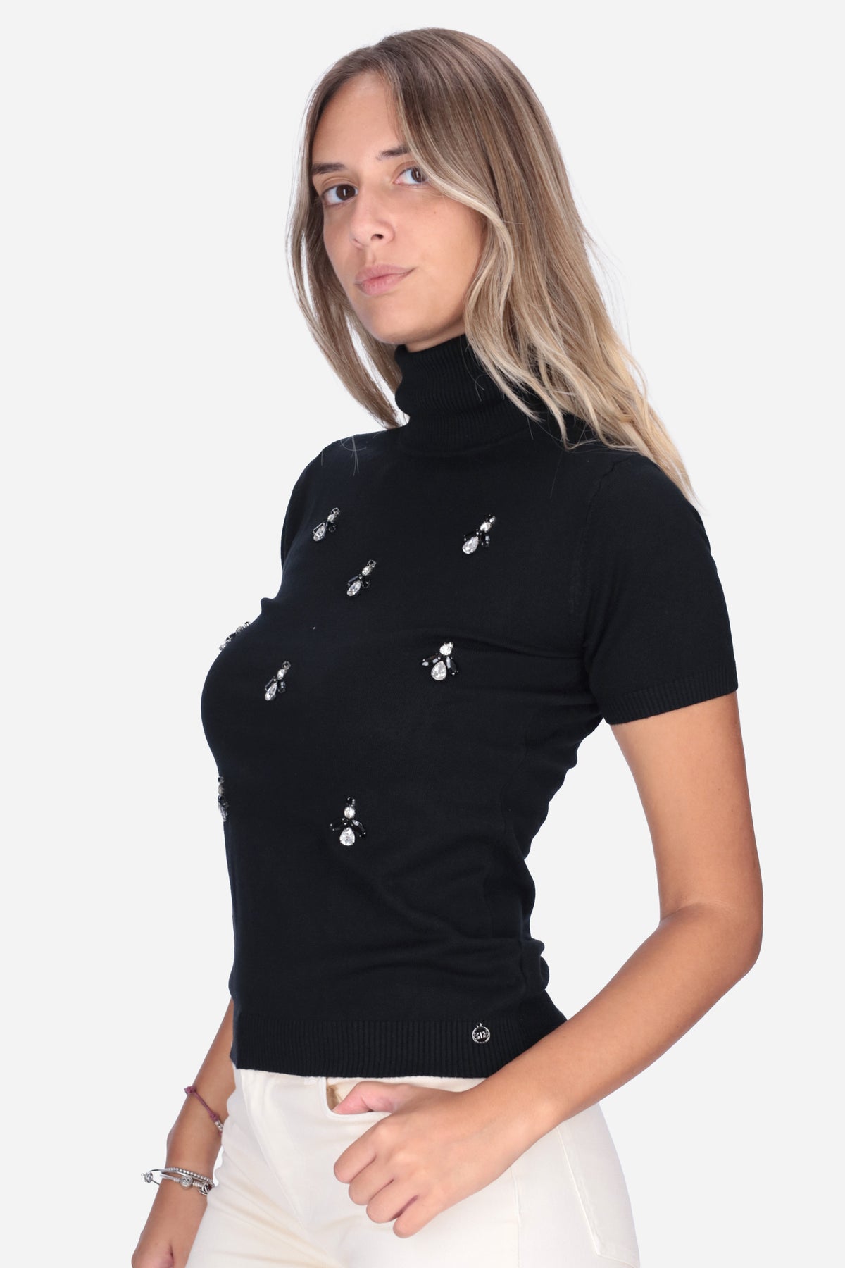 NERO | LE SARTE DEL SOLE - D PSM521 Maglia