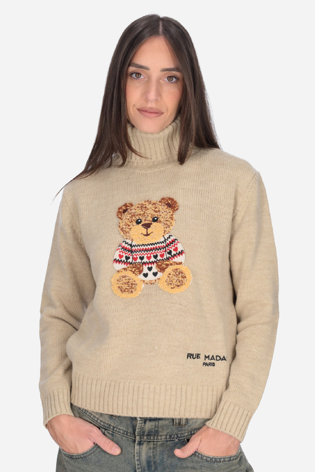 BEIGE | RUE MADAM PARIS - D 1613 Maglia