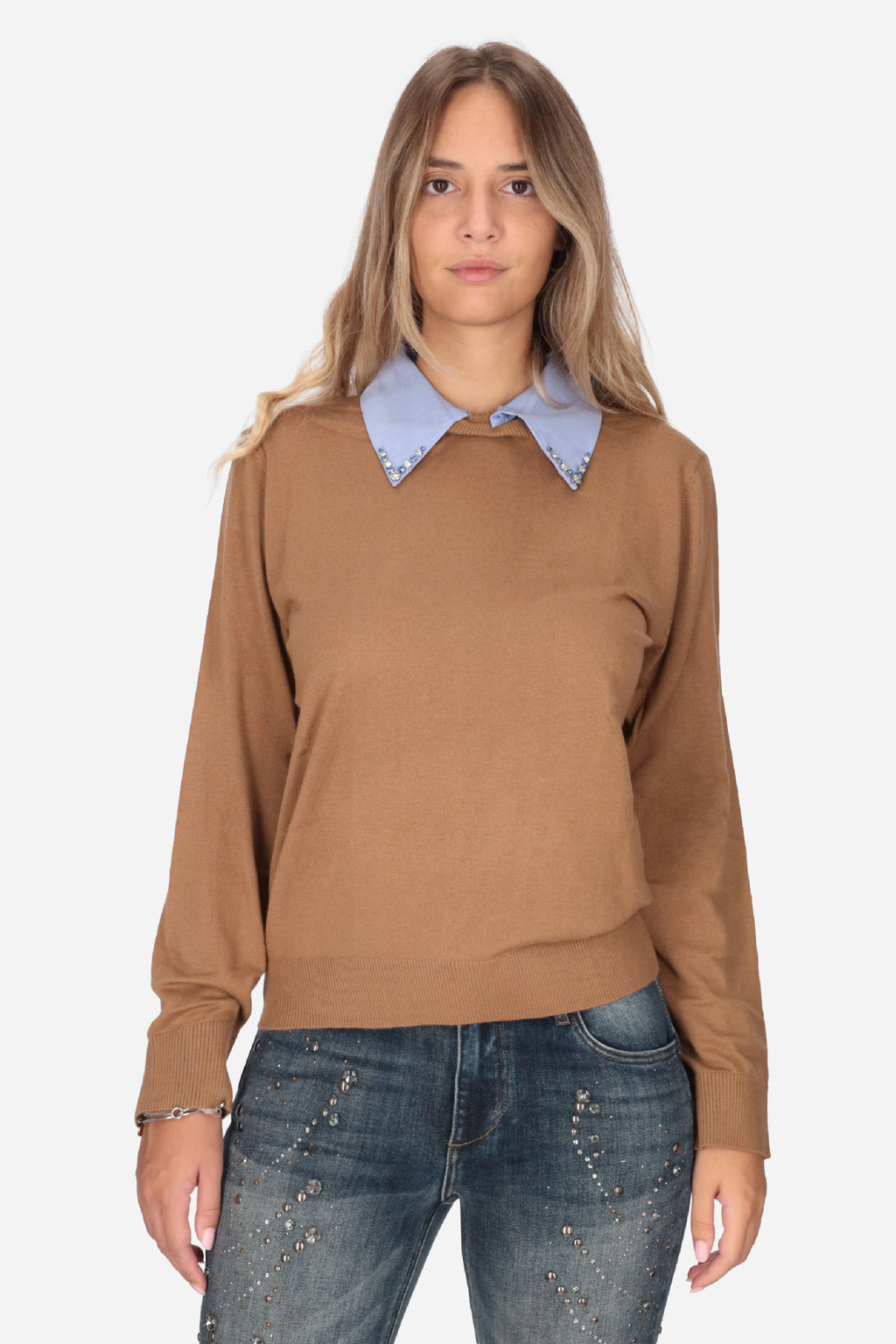 MARRONE | LIU JO - D WF6452MA16R Maglia