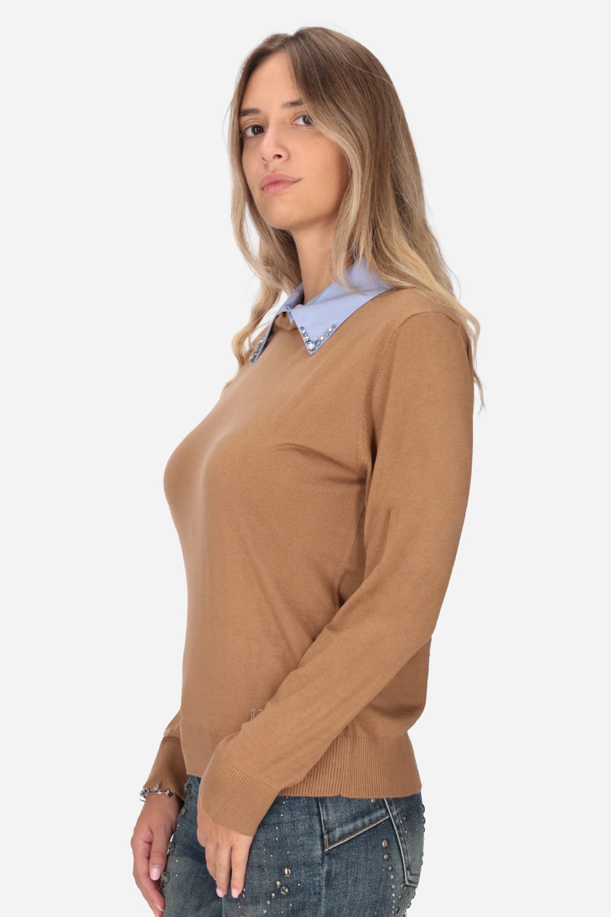 MARRONE | LIU JO - D WF6452MA16R Maglia