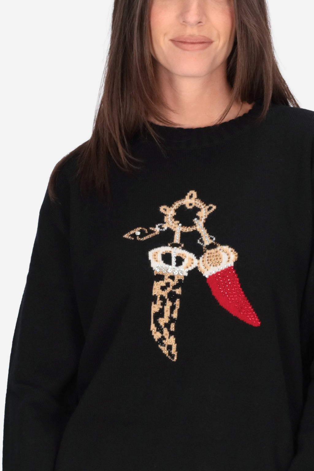 NERO | LIU JO - D WF6457MS009 Maglia