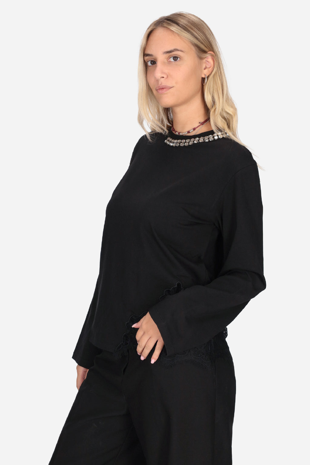 NERO | LIU JO - D CF6238JS088 T-shirt