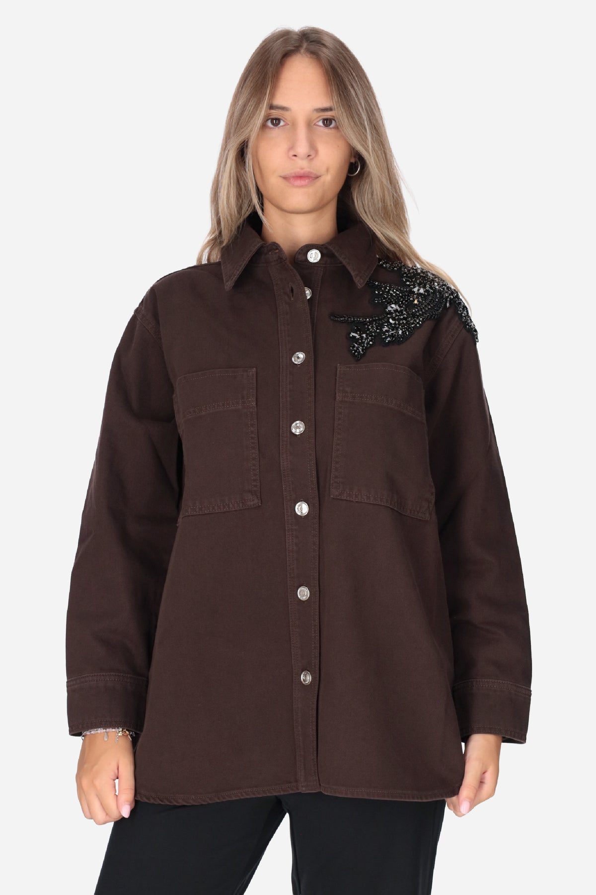 MARRONE | LIU JO - D UF6167D4854 Giubbino
