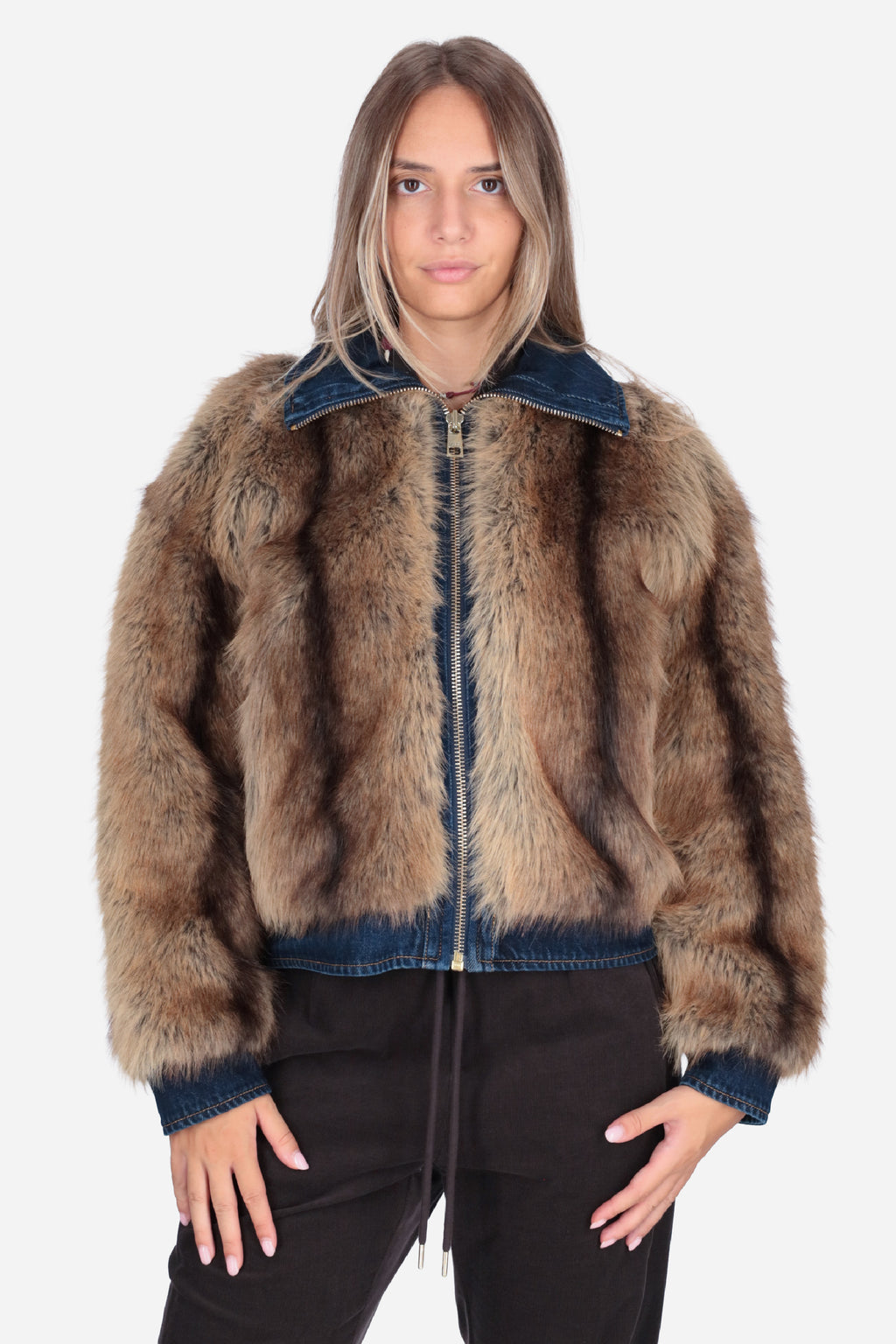 MARRONE | LIU JO - D UF6153E1158 Pellicciotto
