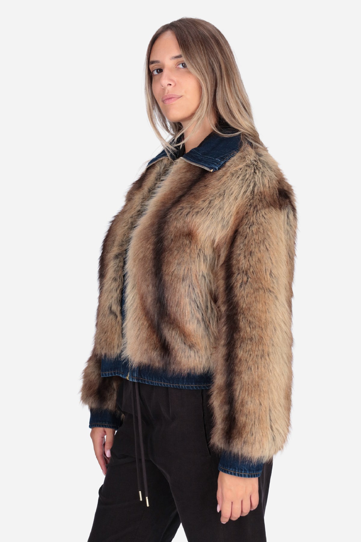 MARRONE | LIU JO - D UF6153E1158 Pellicciotto