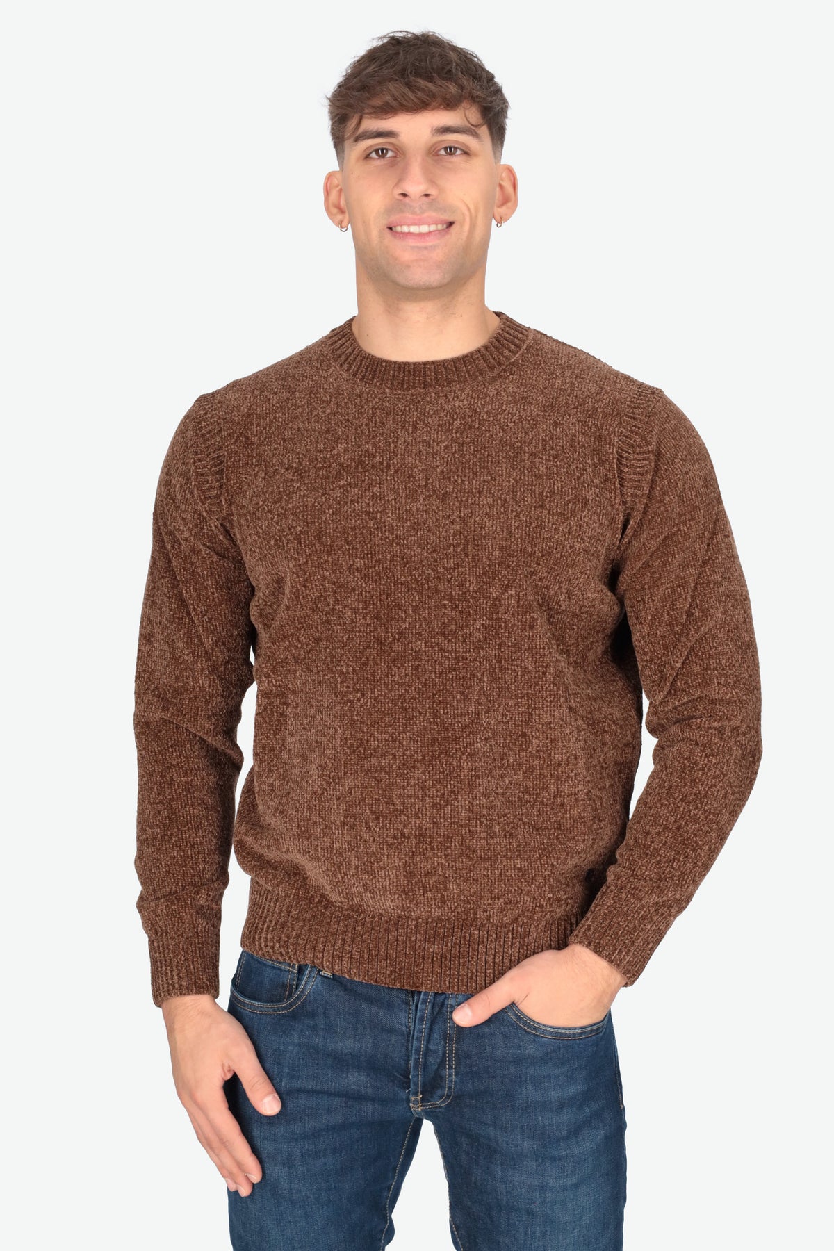 MARRONE | LIU JO UOMO - U QF6139MAB20 Maglia