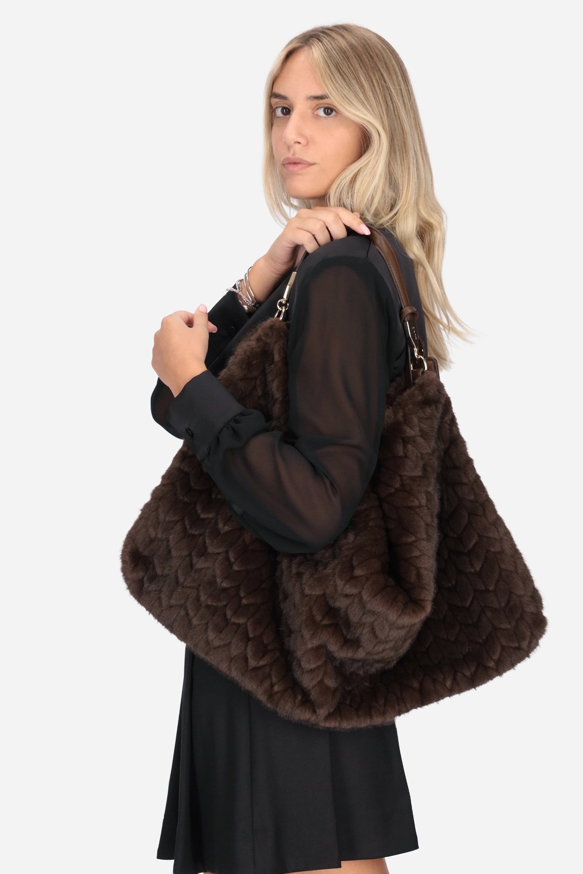MARRONE | LIU JO - D AF6194E1168 Borsa