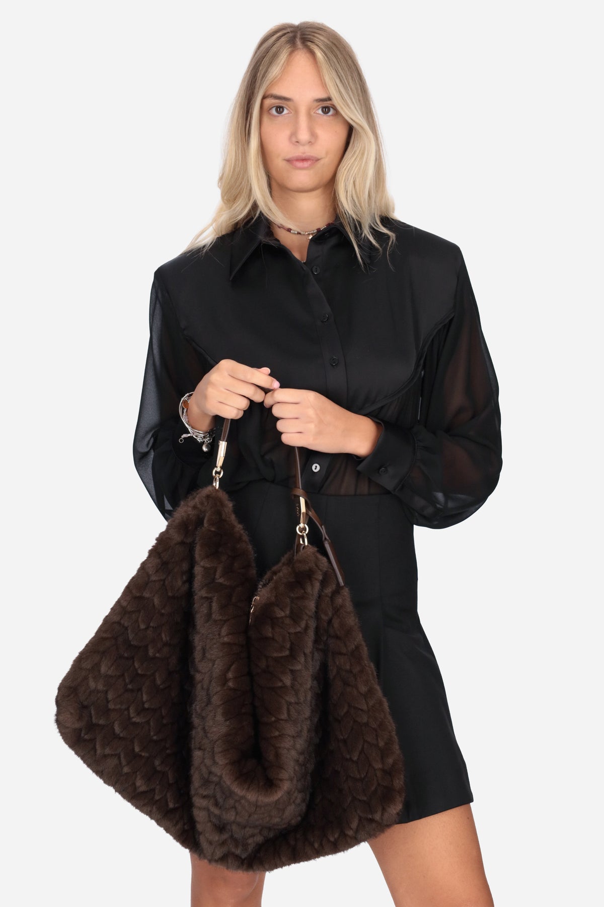 MARRONE | LIU JO - D AF6194E1168 Borsa