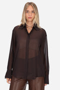 MARRONE | JIJIL - D CA149 Camicia