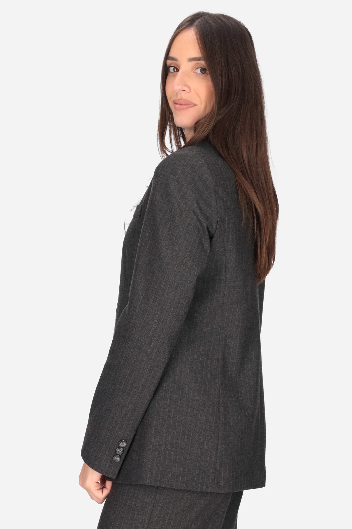 ANTRACITE | MADEMOISELLE DU MONDE - D GI4911 Giacca