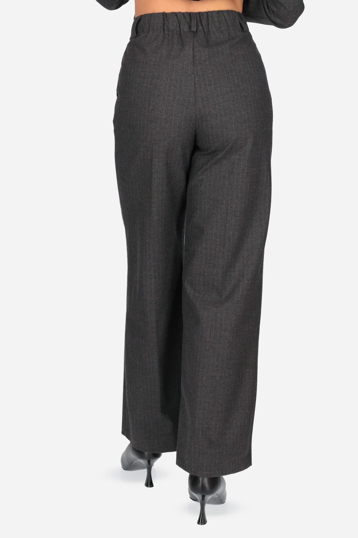 ANTRACITE | MADEMOISELLE DU MONDE - D PA4912 Pantalone