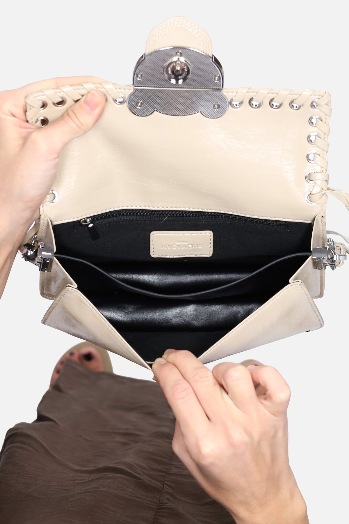 BEIGE | RUE MADAM PARIS - D 1644 Borsa