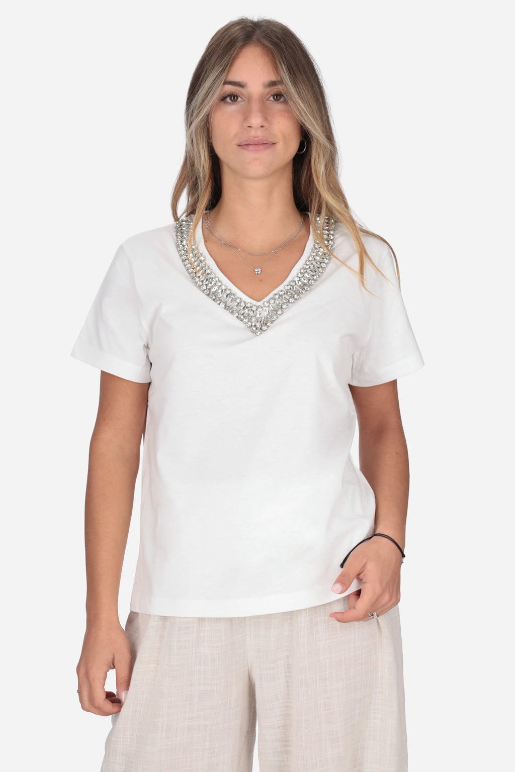 BIANCO | LIU JO - D CF6200JS923 T-shirt