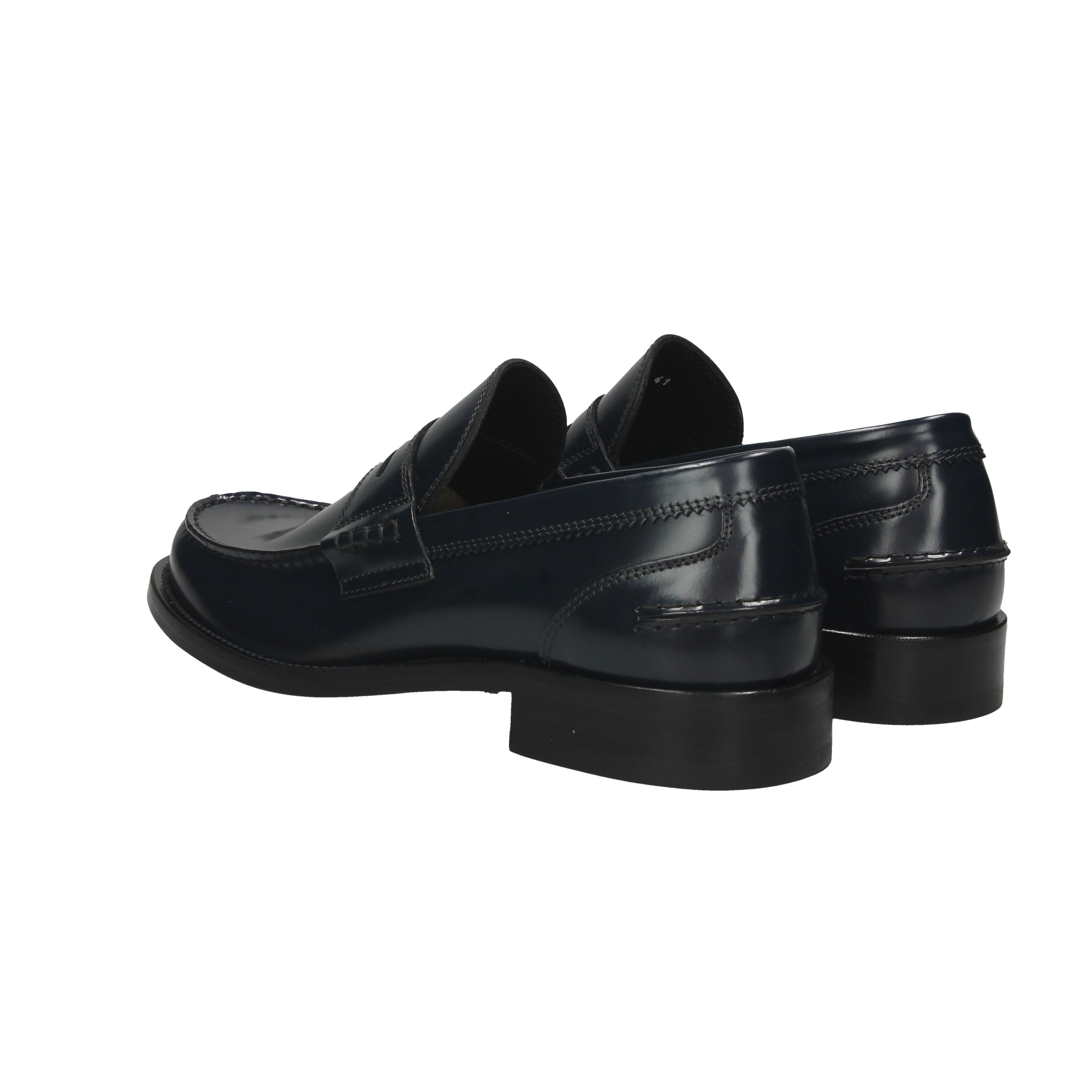 BLU SCURO | ANTICA CUOIERIA - U 14566 Mocassino