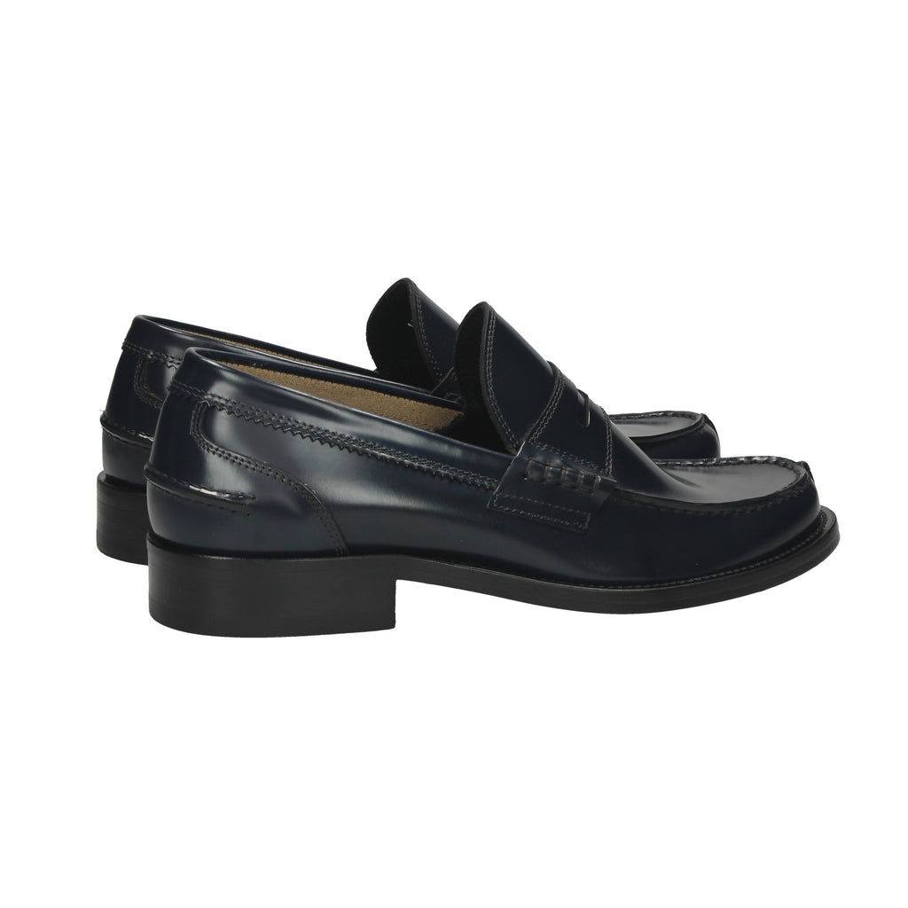 BLU SCURO | ANTICA CUOIERIA - U 14566 Mocassino