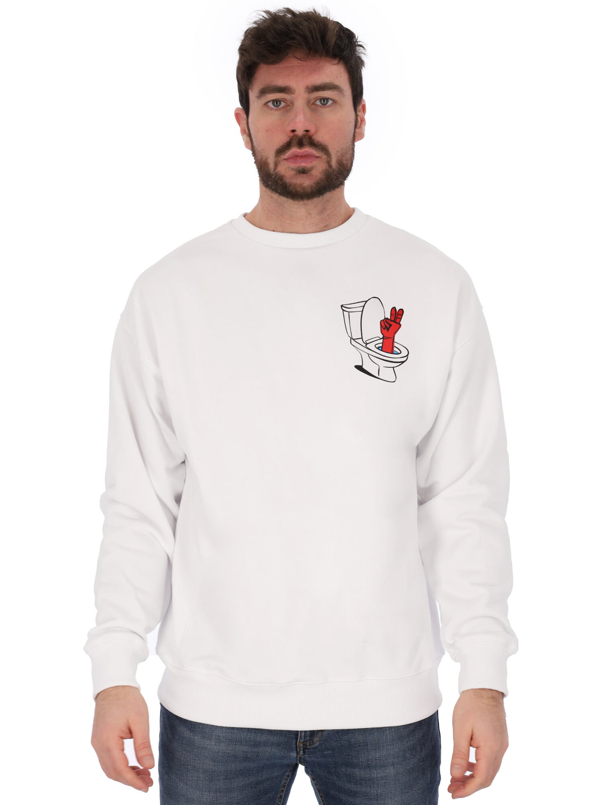 BIANCO | NAIS DESIGN - U LOFE00512 Felpa