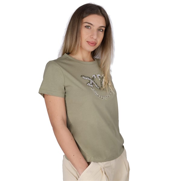 Pinko Abbigliamento Donna T-shirt Verde Oliva D 100535A1R7