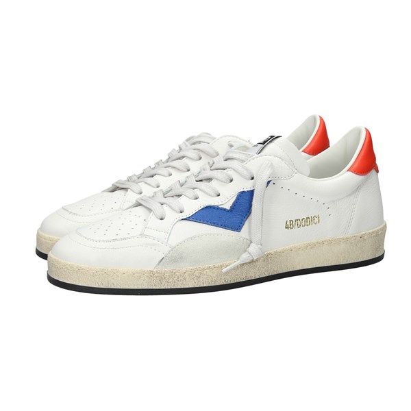 4b12 Scarpe Uomo Sneakers Bianco U U50