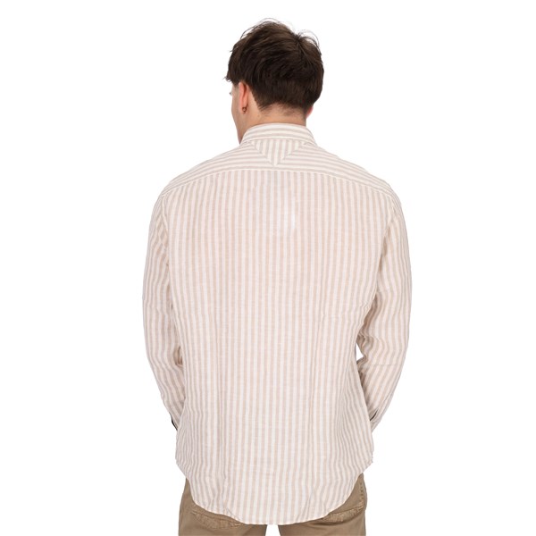 Tommy Hilfiger Abbigliamento Uomo Camicia Beige U 0MW34646