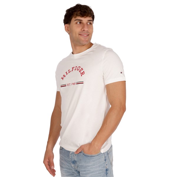 Tommy Hilfiger Abbigliamento Uomo T-shirt Bianco U 0MW35466