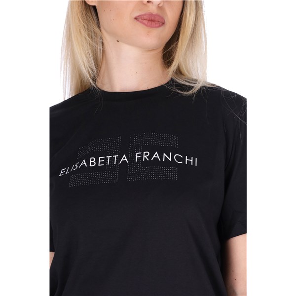 Elisabetta Franchi Abbigliamento Donna T-shirt Nero D MA00346E2