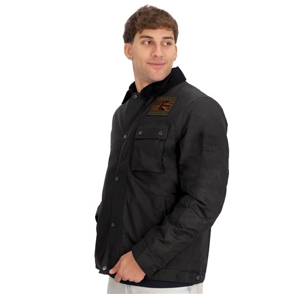 Barbour International Abbigliamento Uomo Giubbino Nero U MWX1853