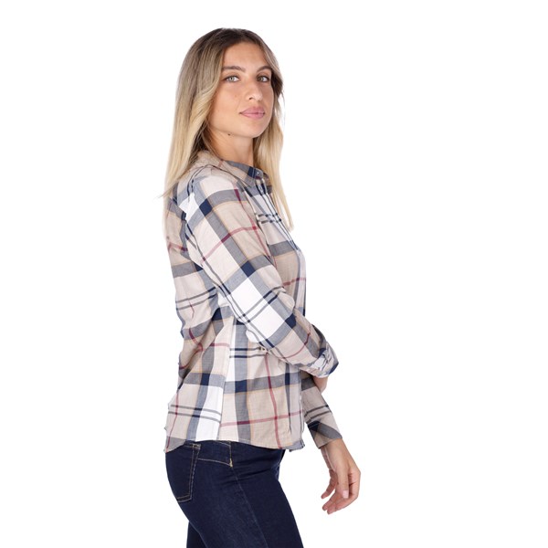 Barbour International Abbigliamento Donna Camicia Tortora D LSH1353